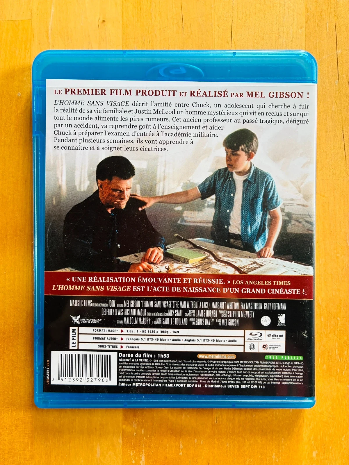 Blu-ray L’homme sans visage de en met Mel Gibson. – photo 3